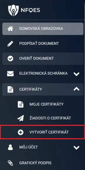 Návod na mandátny certifikát